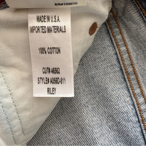 Agolde Riley Straight Leg Crop Jeans - Picture 5 of 9